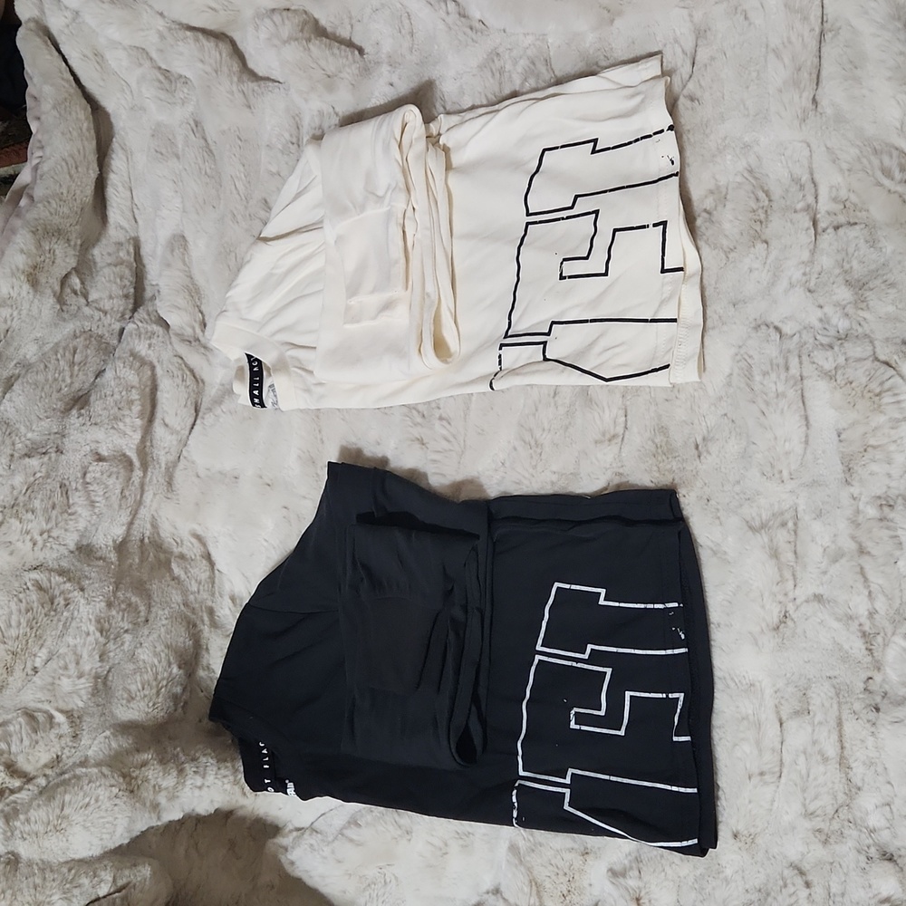 Flag nor fail FGXFL HALF-PRINT WOMEN'S LONGSLEEVE CROP - white and black